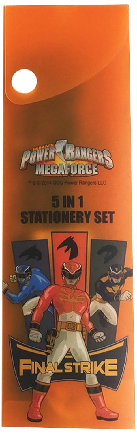 Power Rangers Stationery Set, Multi Color (5 Pieces) : Amazon.in ...