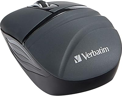 Verbatim 2.4G Wireless Mini Travel Optical Mouse with Nano Receiver for Mac and PC - Graphite