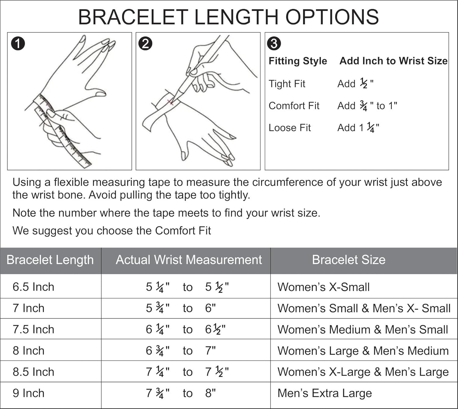 LeCalla 925 Sterling Silver Italian Classic Diamond-Cut Rope Chain Link Bracelet for Women Men, Made in Italy (6.5, 7, 7.5, 8, 8.5, 9 Inches) - Image 2