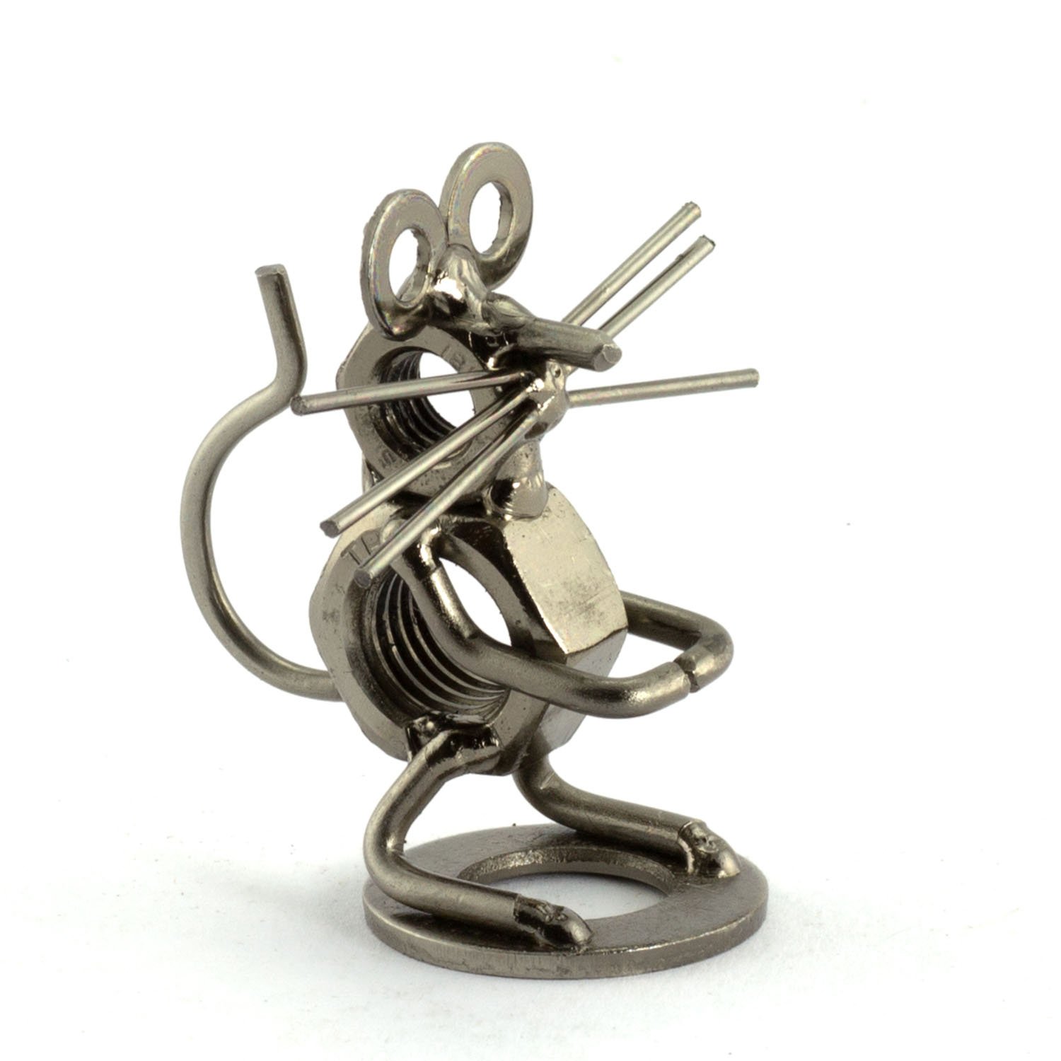 Steelman24 I Nuts and bolts sculpture Mouse I Handmade ornaments I Made in Germany I I Metal figurine