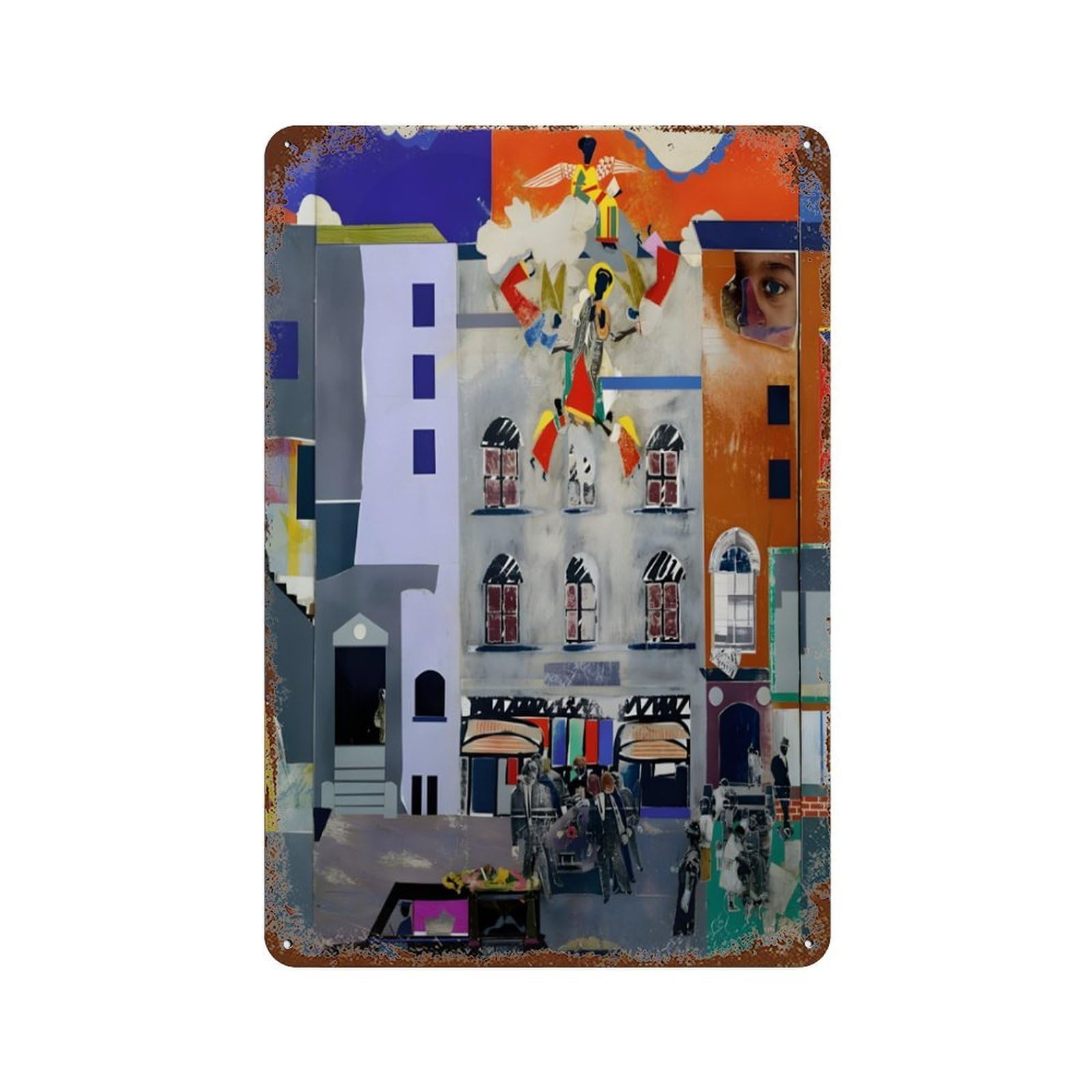 xiaoxiaoshen Romare Bearden (36) Wall Decor Art Metal Tin Poster Modern Home Decor Art Home Bar Shop Decorations Vintage Sign 30x20cm