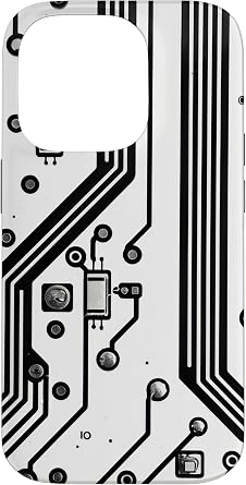 iPhone 14 Pro Black Circuit Board Mother Board Computer Programmer Case