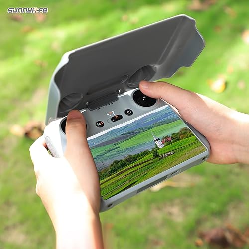 Miniatura 4 de 2 en 1 Controlador Protector Sun Hood Control Sticks Guard Pantalla Monitor Cubierta para DJI RC Mini 3 Pro