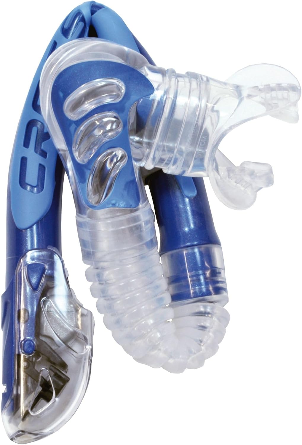 Cressi Foldable Adult Dry Snorkel for Scuba Diving, Snorkeling - Alpha Ultra Dry Made in Italy