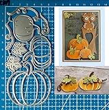 Halloween Pumpkin Metal Die Cuts & Stencils - Card Paper Craft DIY Template & Album Embossing Dies for Card Making & Scrapbooking