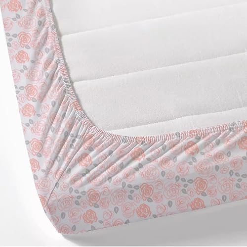 Miniatura 6 de Juego de sábanas tamaño matrimonial para niños y niñas, sábanas para niños, linda sábana de cama, incluye sábana plana, ajustable y 2 fundas de