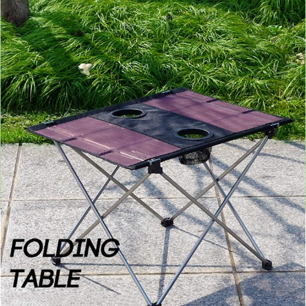 Aluminum Outdoor Folding Table Portable Barbecue Tables Simple Camping Table Outdoor Picnic Table Car Travel Light Table