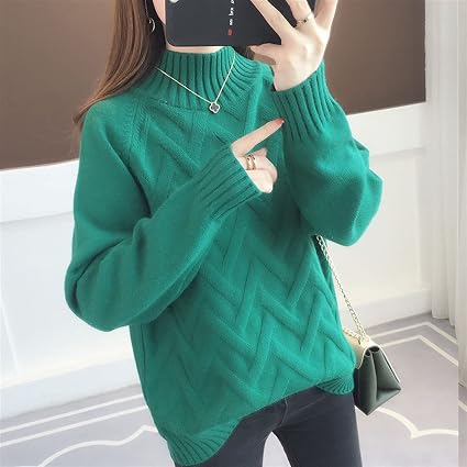 CHENXIANGTA8 Maglione per Le Donne Maglioni Donne Donne TurtrleNeck Pullover  Femminile Maglia Lavorato a Maglia Maglione a Maniche Lunghe Autunno  Autunno Tops Tops Maglione Invernale per Le Donne : Amazon.it: Abbigliamento