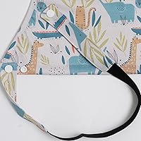 Vista 7 de Babero de Manga Larga para Bebé - Baberos a Prueba de Desastres para Bebés - Ajustable, Impermeable y con Accesorio para Silla/Mesa Alta