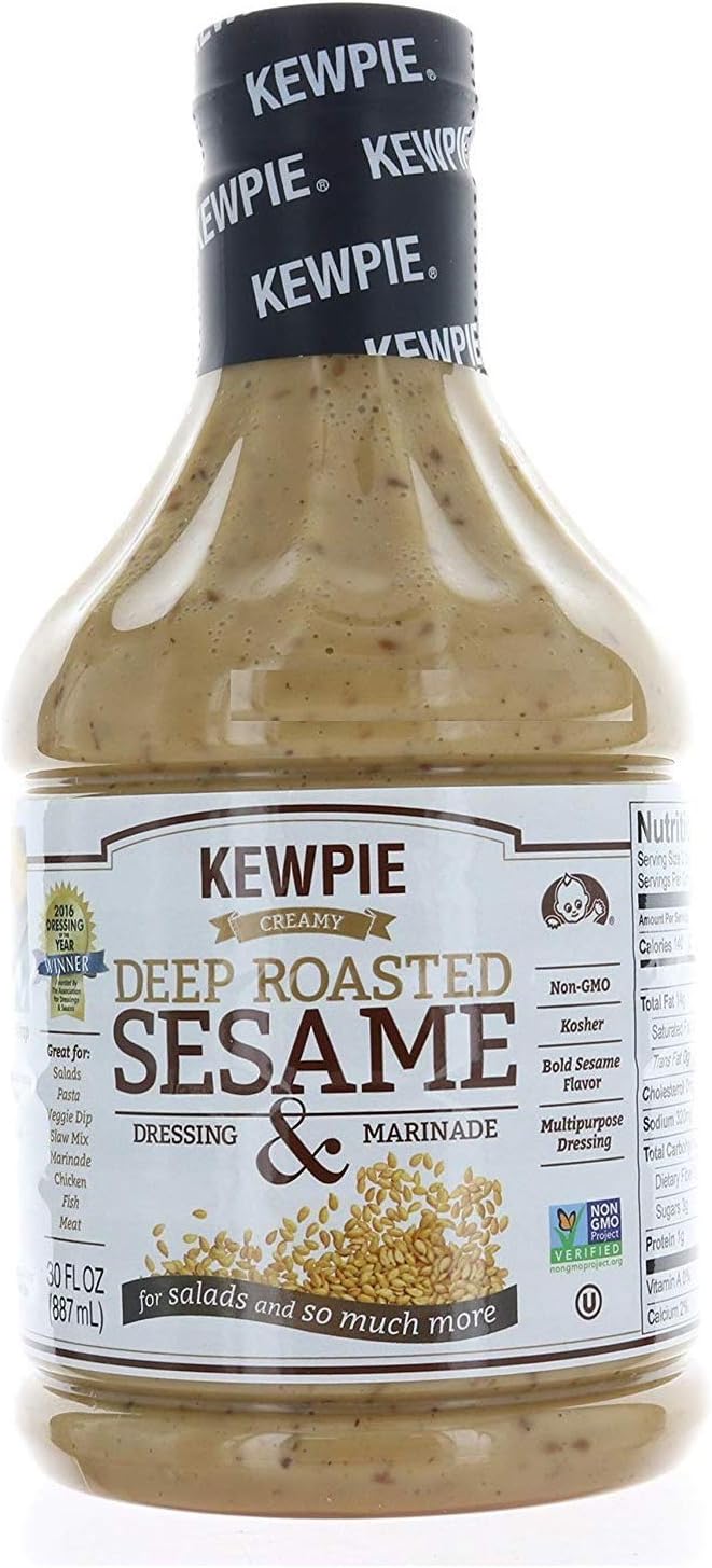Kewpie Creamy Deep Roasted Sesame Dressing & Marinade 2 Packs (30 oz Each ) Kewpie has been inspiring home and professional chefs