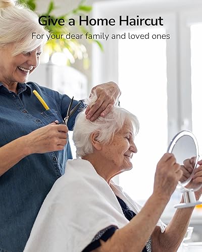 Miniatura 37 de ULG Tijeras de corte de pelo, tijeras de barbería profesional, tijeras de peluquería, tijeras, navajas para el adelgazamiento del cabello, tijeras