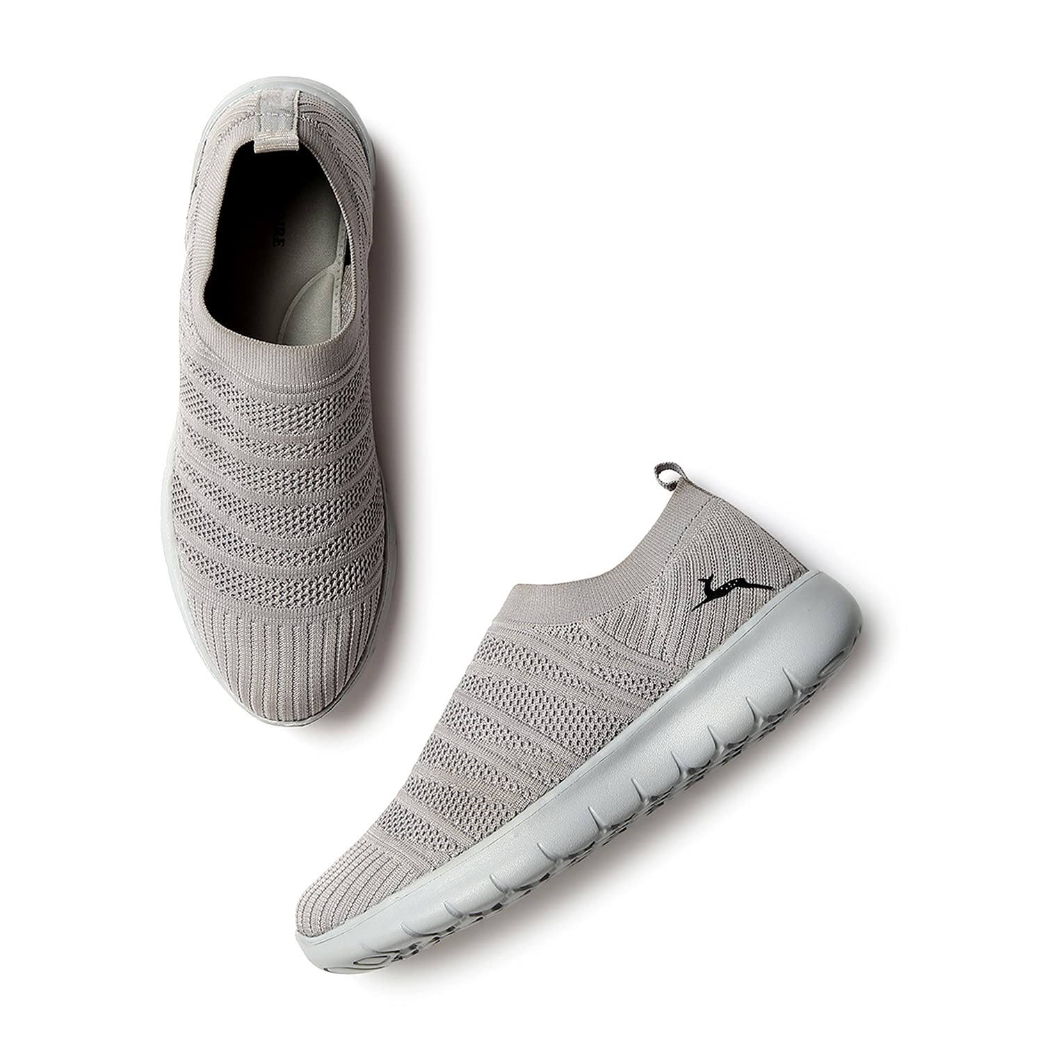 Marc Loire Womens Athleisure Active Wear Slip-On Sneaker Shoes (Grey, Numeric_4) (B09BFQF3C2) Amazon Price History, Amazon Price Tracker