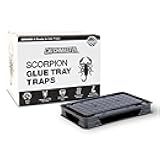 Catchmaster Scorpion Glue Tray Traps 6-Pack, Adhesive Scorpion Killer for Home, Simple Insect Traps Indoor, Sticky Bug Catcher for Kitchen, Garage, & Basement, Pest Control Glue Trap
