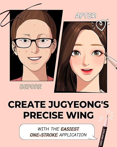 Miniatura 2 de AMTS x True Beauty Edition Delineador de ojos marrón líquido impermeable | Kiss Your Eyes K-Beauty | Punta microfina, uso durante todo el día, a