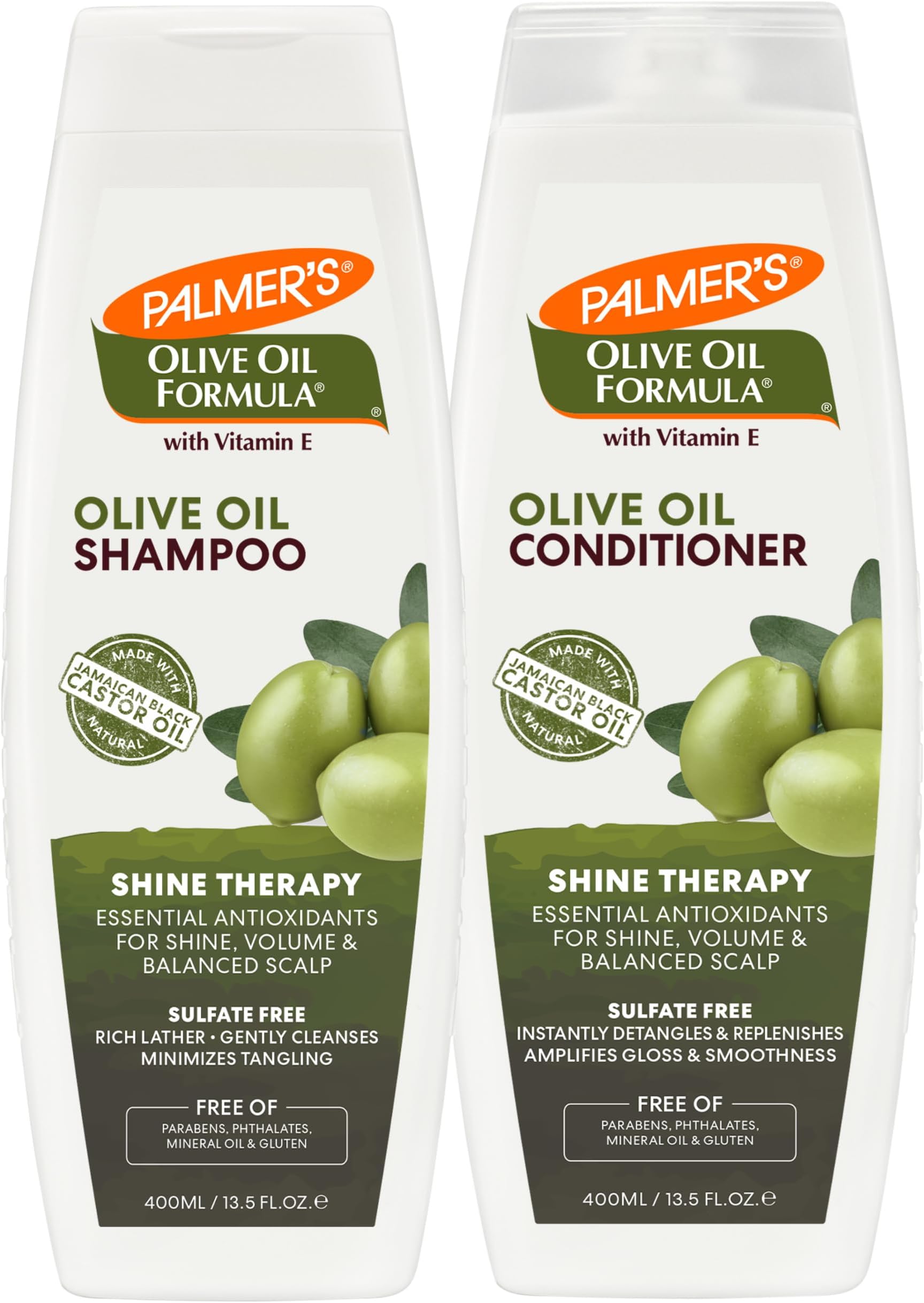Palmer's Olive Oil Formula Shine Therapy Shampoo & Conditioner bundle (Pack of 2)