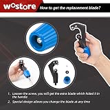 Wostore Eccentric Flaring Tools Set and Tube Cutter Kit for 7 Dies Sizes 3/16-3/4inch Refrigeration HVAC 45 Degree Heavy Duty - 6