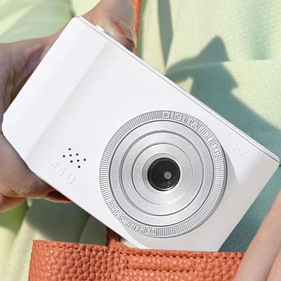 Digital Camera for Beginners, Blogging Camera - 4400W UHD Autofocus Digital Camera without 4K Storage Card | Compact Security Compact Camera with Digital Zoom 8x