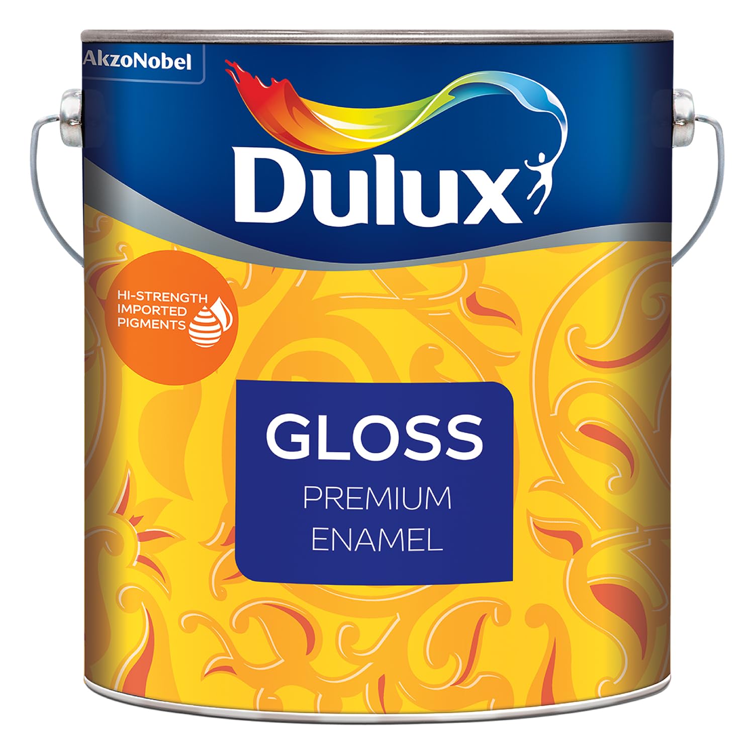 Dulux Gloss | Premium Enamel Paint for Decoration & Protection | Ideal For Painting Household items & furniture made of steel, wood, and aluminium, 4 Litres, PO Red