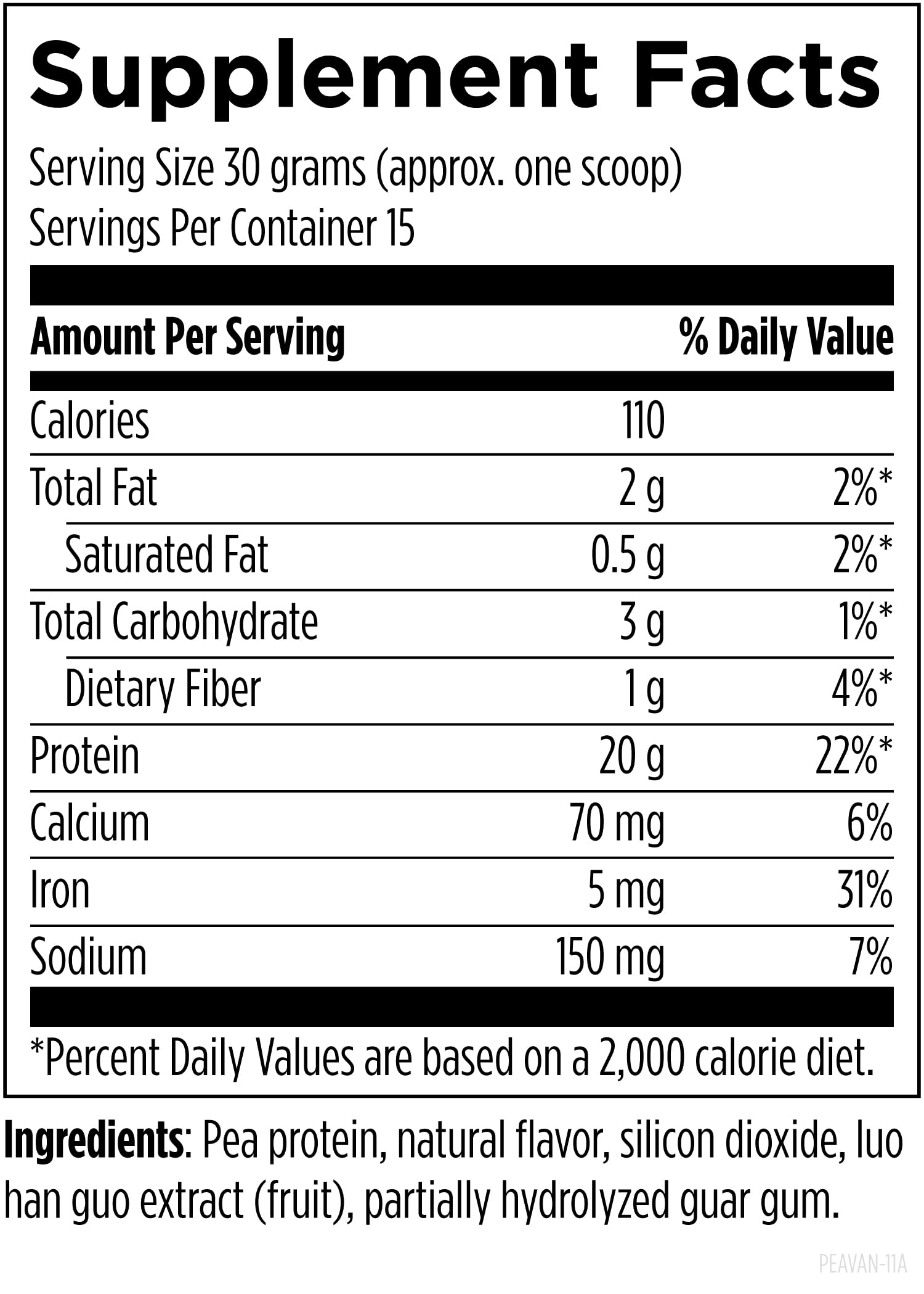 Designs for Health PurePea, Vegan Pea Protein Mix, Vanilla,15 Servings — Amazon image 4