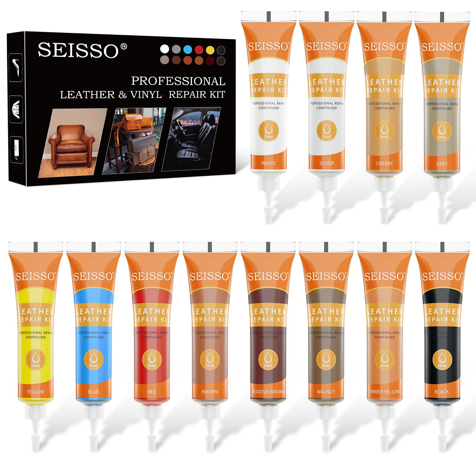 Amazon.co.jp: SEISSO レザー補修クリーム 革製品 キズ補修 レザーケア