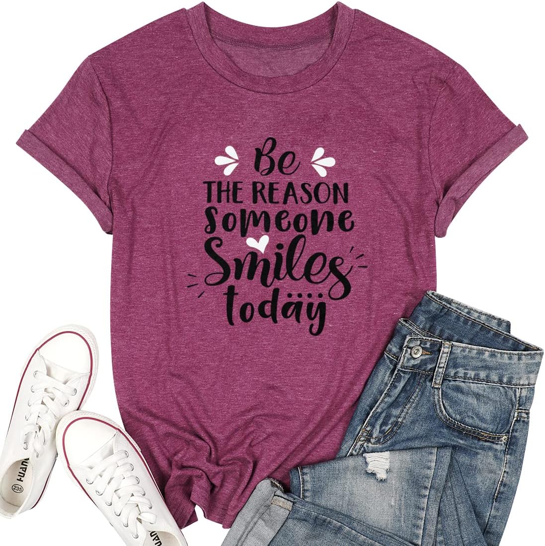ALLTBWomens Shirts Tops Teacher T-Shirt Funny Graphic Positive Tees Summer Casual Short Sleeve Tops