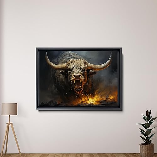 Miniatura 2 de Captivating Brilliance, Abstract Prints, Textured Bull Prints on Canvas, Handmade Artwork of Extraordinary Abstract Expression, Canvas Prints, Art
