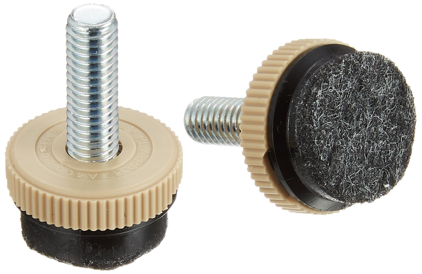 Amazon | 八幡ねじ フェルト付アジャスター M620パイBE 2個入り