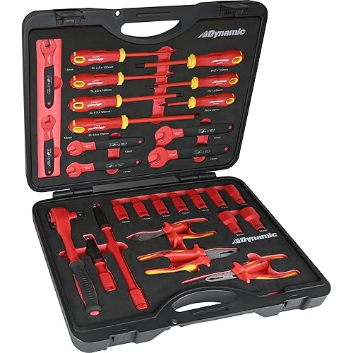 Dynamic 28 Piece Insulated Tool Set, VDE Certified to 1,000V
