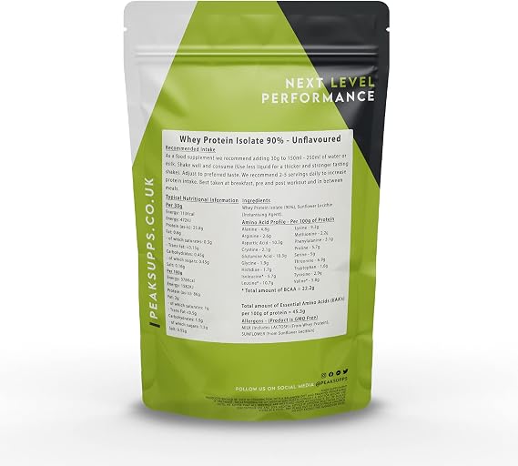 Whey Protein Isolate 90% - Unflavoured 500g