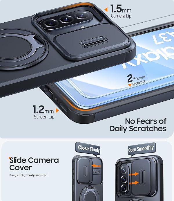 JAME for Samsung Galaxy A37/A36/A56 5G Case with Stand & Slide Camera Cover by JAME - Used condition - Image 5