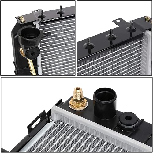 Miniatura 20 de DNA Motoring OEM-RA-2262 Radiador de núcleo de aluminio compatible con 99-04 Grand Cherokee 4.0 AT, 23-7/16 pulgadas de ancho x 21-9/16 pulgadas