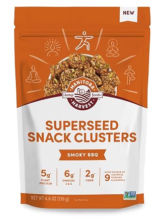 Manitoba Harvest Smoky BBQ Superseed Snack Clusters, 4.6 OZ