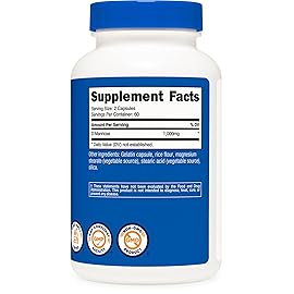 Nutricost D-Mannose 500 mg, 120 Caps (3 Bottles) - 1000mg Per Serving, Non-GMO and Gluten Free