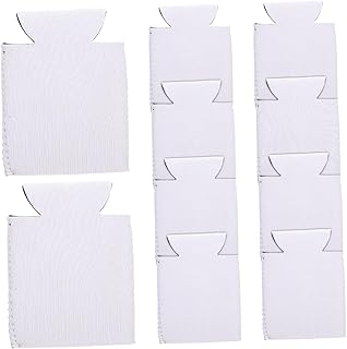 Luxshiny 10 Pçs Pode Definir Cervera Refrigerador De Bebidas Mangas De Lata De Refrigerante Manga De Sublimação Pode Refrigerador De Neoprene Manga De Garrafa Branca Isolada Capa De Lata