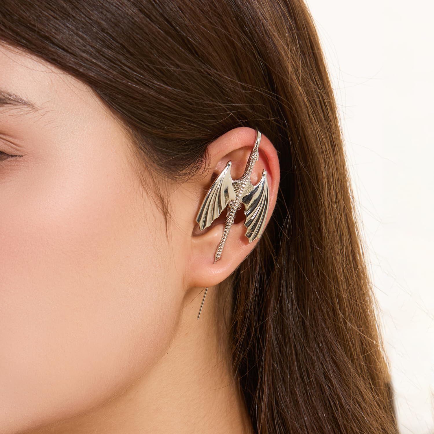 Stormscale Helix Hook Earrings – Adjustable, Hypoallergenic, Unisex Ear Cuff Style