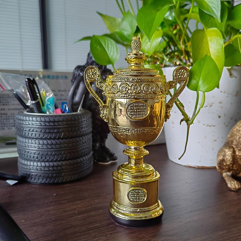 Mini Trofeo di Tennis del British Open Replica della Coppa del Campione del Grande Slam Oggetti da Collezione e Souvenir per Tifosi Decorazioni per Ufficio e casa Regali per Uomo