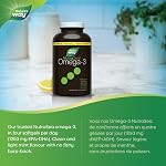 Nature's Way NutraSea Omega 3 Softgels supplément avec huile de poisson – Zesty Lemon Saveur – Coeur & Soutien au cerveau pour les enfants Âges 6+ et des adultes – EPA & DHA, 240 Softgels, taille de la valeur