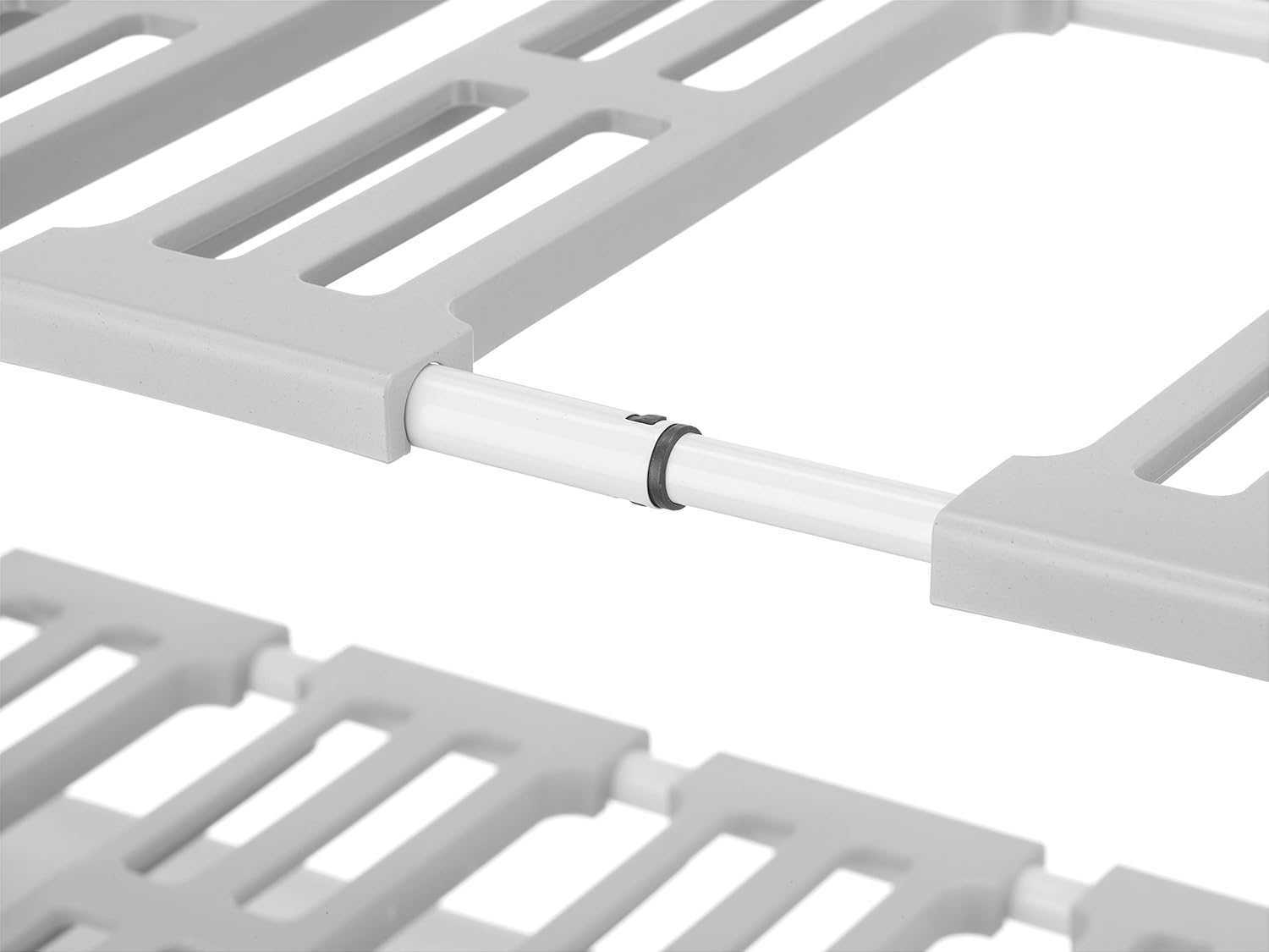 Whitmor 2-Tier Under Sink Shelves, Gray