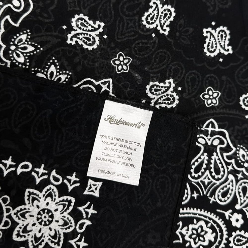 小物 60S VINTAGE BLACK COOKIE PATTERN BANDANA 小物 60S VINTAGE