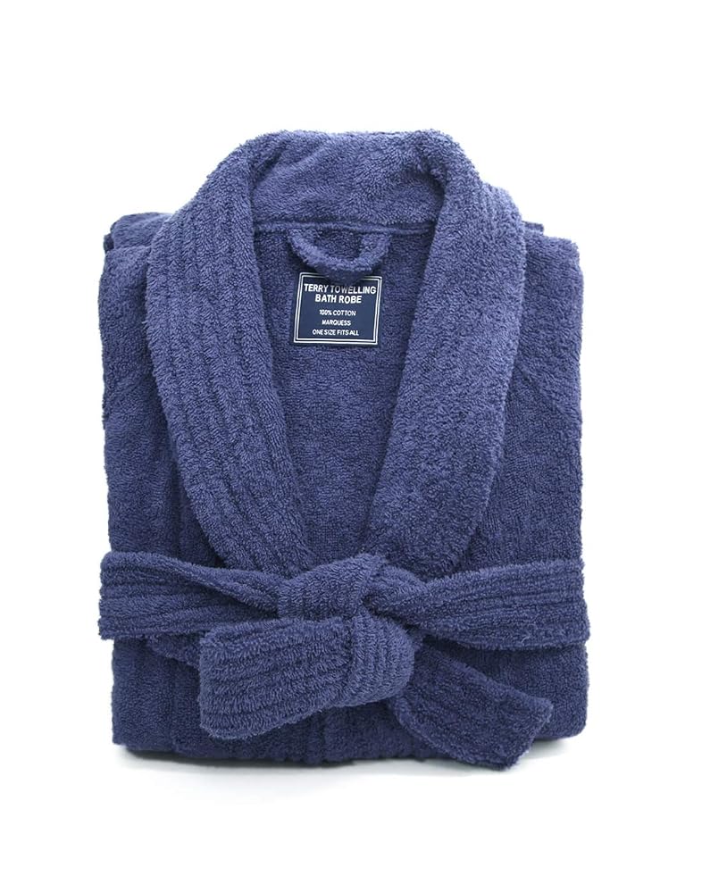 Ramesses Bathrobe Mens,Premium Thick Terry Cloth Bathrobe,Towel Bath robe