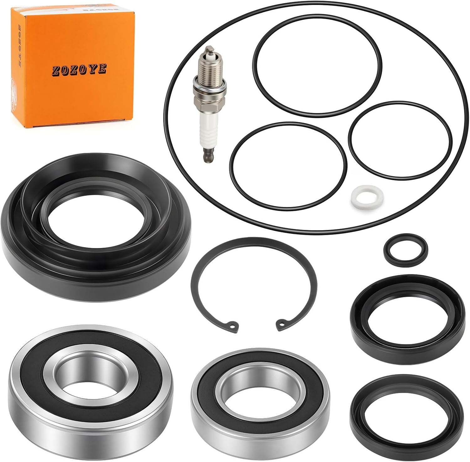 For Honda Rancher 420 500 520 TRX420 TRX520 2014-2024 Rear Axle brake drum Wheel Seal bearing Kit 91253-HM7-003