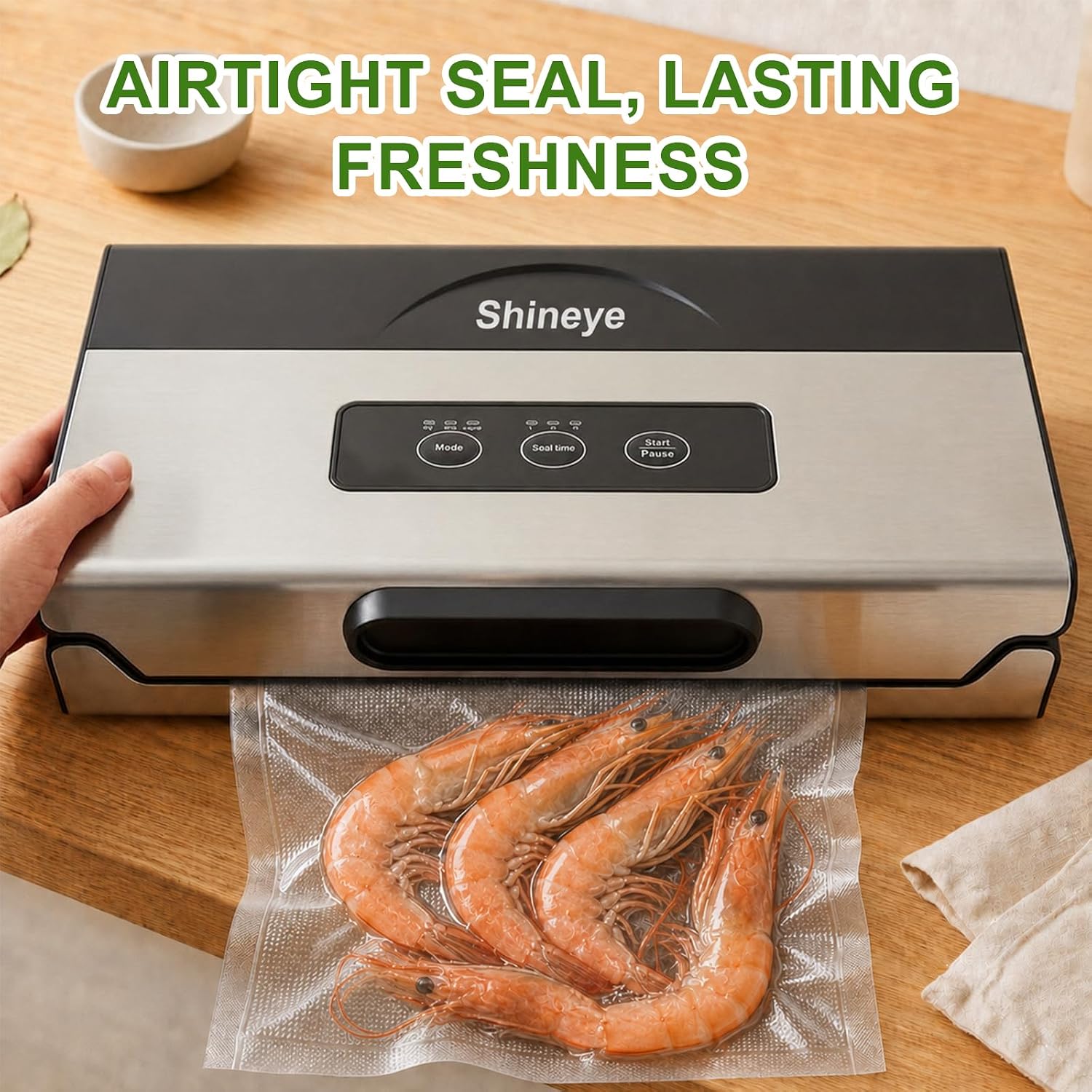 Precut Vacuum Sealer Bags 8"x12" Quart - 200 Pack