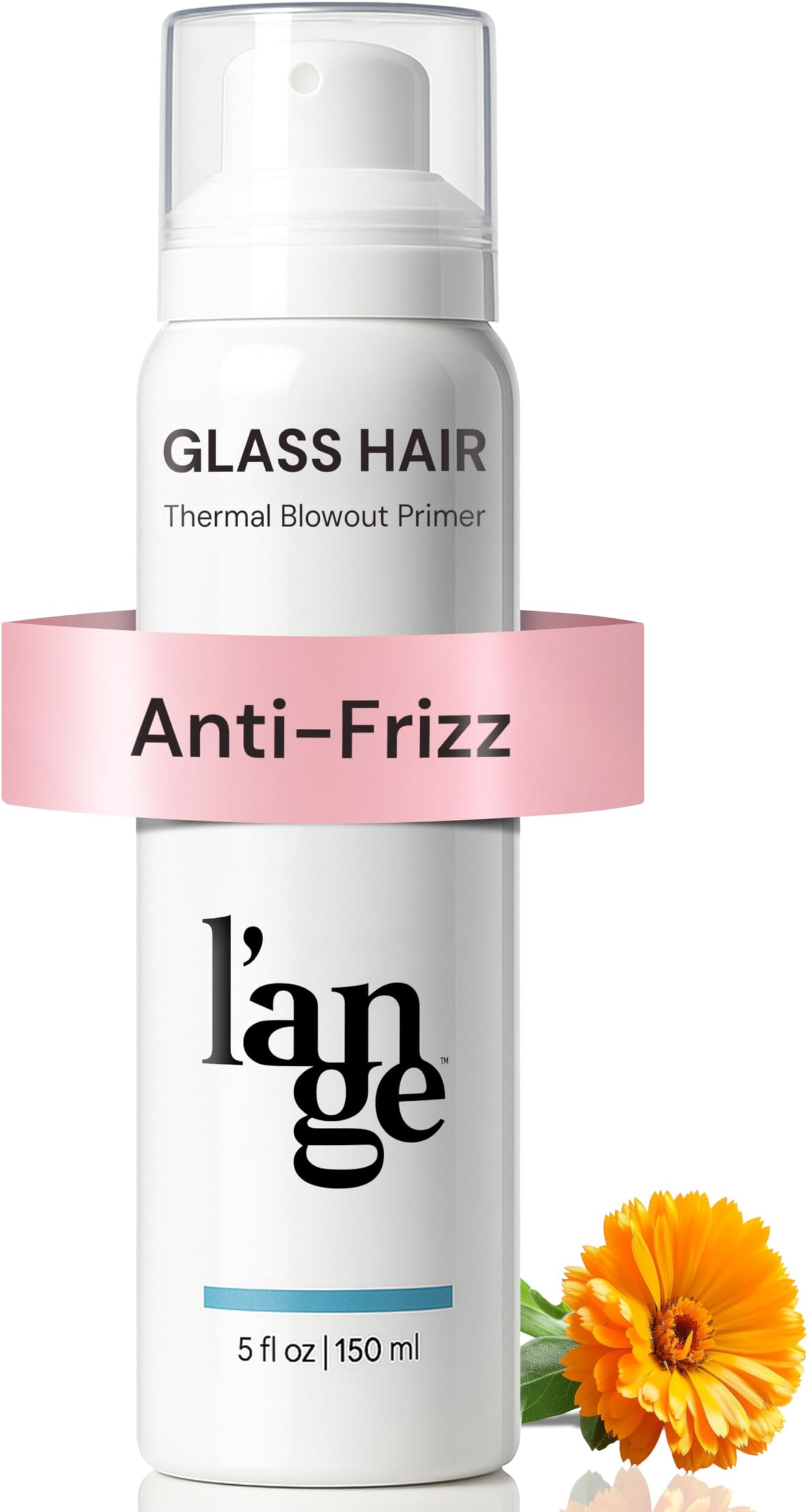 L'ANGE HAIR L ange Glass Thermal Blowout Primer | Creates a Lightweight, Humidity-resistant Barrier | Heat-activated Formula | Boost Smoothness and Shine