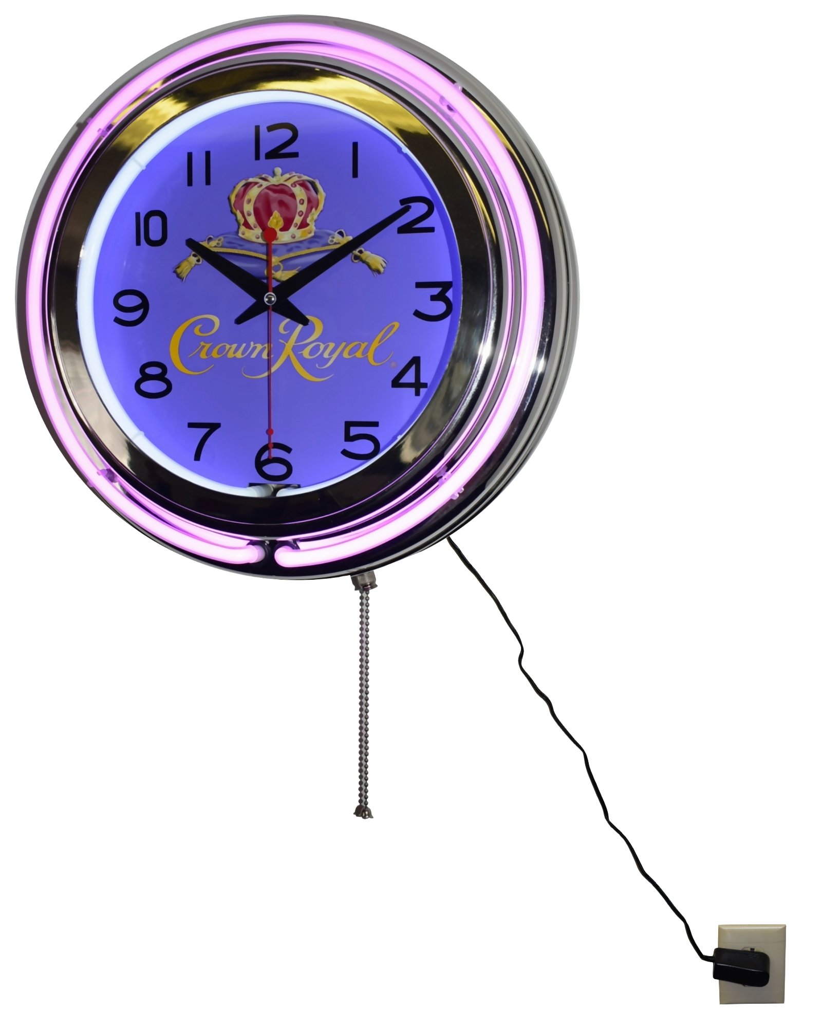 Amazon.com: Crown Royal Whisky Logo Purple Double Neon Advertising