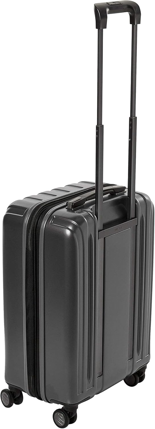 DELSEY PARIS Titanium Hardside Expandable Luggage with Spinner Wheels Carry-On Luggage, Graphite, Carry-On 21 Inch Carry-On 21 Inch Graphite