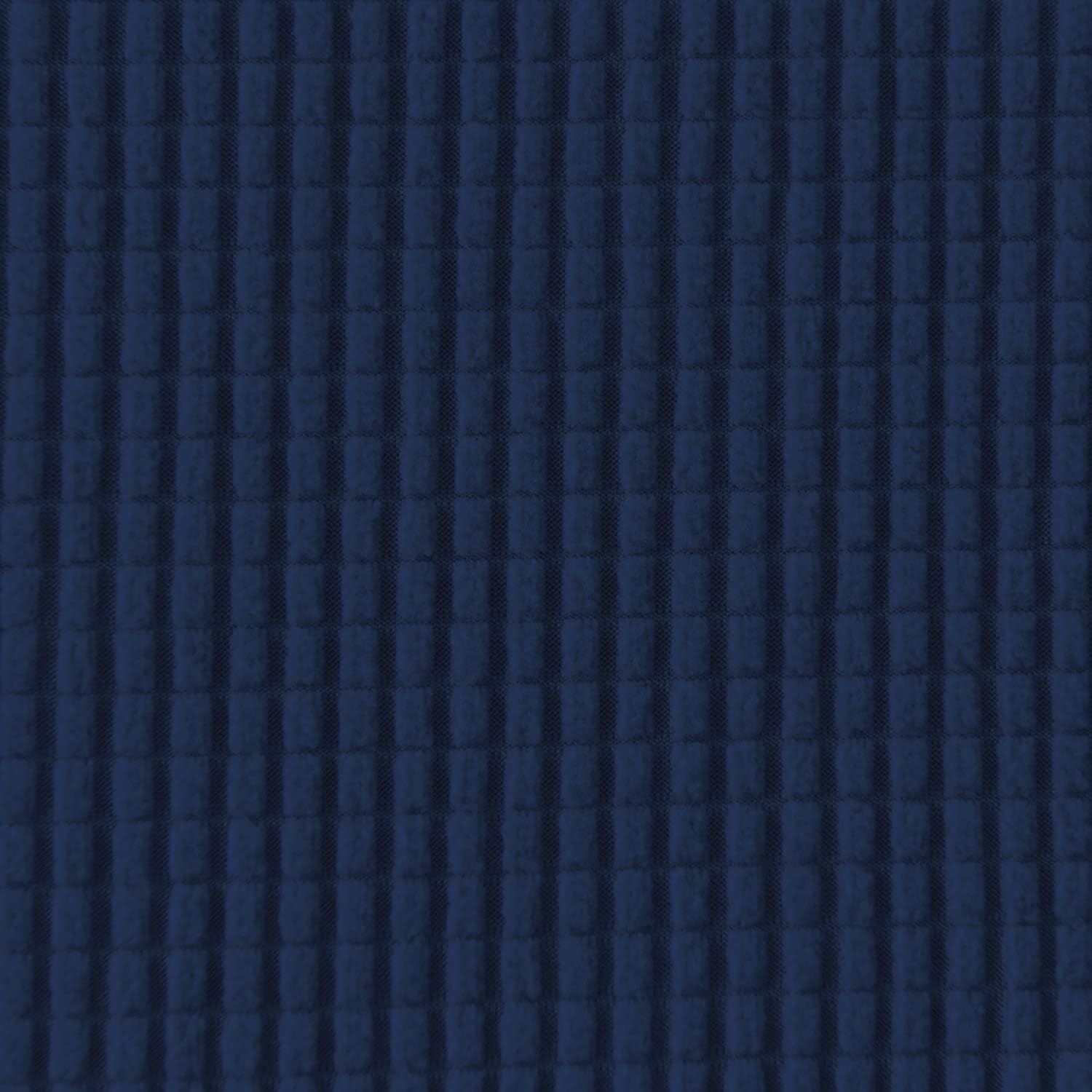 Easy-Going Stretch Wingback Chair Sofa Slipcover 2-Piece Sofa Cover Furniture Protector Couch Soft with Elastic Bottom, Spandex Jacquard Fabric Small Checks Navy