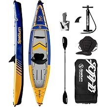 Inflatable Kayak 1 & 2 & 3 Person Adult- Full Drop Stitch Kayak for Adults,Portable, and Durable Tandem Kayak for Fishing, Touring, and Water Sports