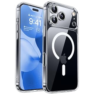 CANSHN für iPhone 17 Pro Hülle mit Kameraschutz, Transparent - Amazon product rated Grade A