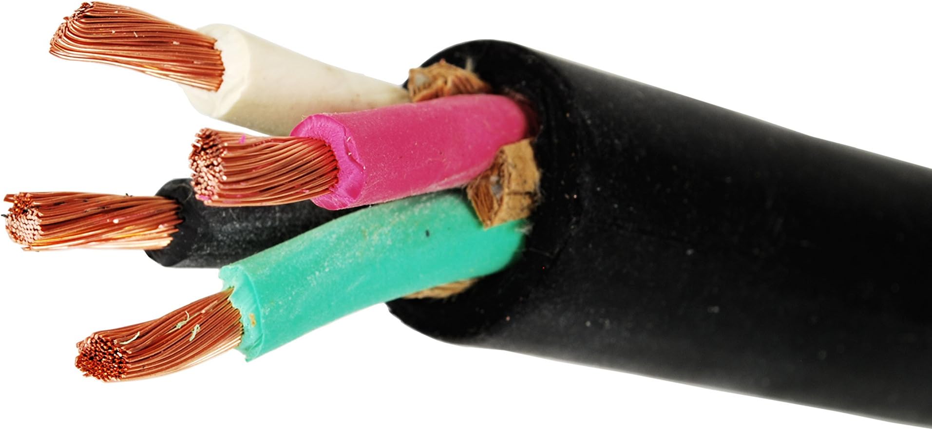 TEMCo SOOW SO Cord SOO207-14/4 20 ft. HD USA Portable Outdoor Indoor 600V Flexible Wire Cable