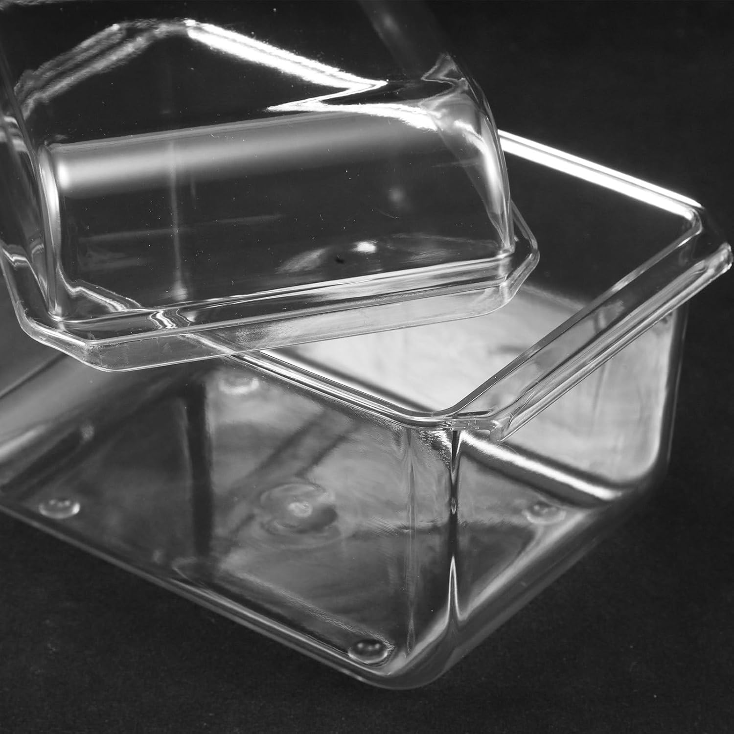 Chilled Condiment Server and Fruit Serving Tray with 4 Compartments and Lids, Removable Sections with 3 Tongs and Forks for Refrigerator Storage and Outdoor Salad Serving